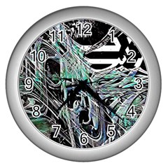 Robotic Endocrine System Wall Clock (silver) by MRNStudios