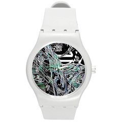 Robotic Endocrine System Round Plastic Sport Watch (m) by MRNStudios