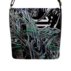 Robotic Endocrine System Flap Closure Messenger Bag (l) by MRNStudios