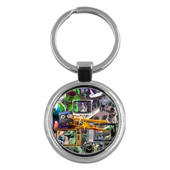 A Matter Of Time Key Chain (round) by impacteesstreetwearcollage