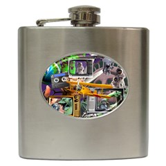 A Matter Of Time Hip Flask (6 Oz) by impacteesstreetwearcollage