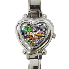 A Matter Of Time Heart Italian Charm Watch by impacteesstreetwearcollage