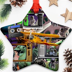 A Matter Of Time Star Ornament (two Sides) by impacteesstreetwearcollage