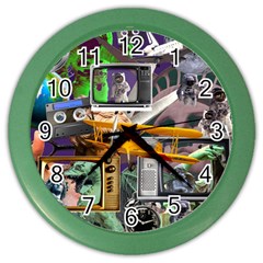 A Matter Of Time Color Wall Clock by impacteesstreetwearcollage