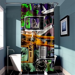 A Matter Of Time Shower Curtain 36  X 72  (stall)  by impacteesstreetwearcollage