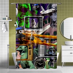 A Matter Of Time Shower Curtain 48  X 72  (small)  by impacteesstreetwearcollage