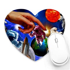 Riding The Storm Out 2 Heart Mousepads by impacteesstreetwearcollage