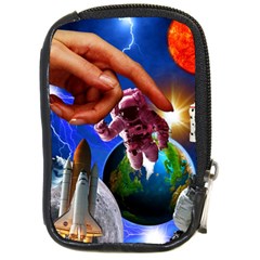 Riding The Storm Out 2 Compact Camera Leather Case by impacteesstreetwearcollage