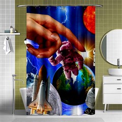 Riding The Storm Out 2 Shower Curtain 48  X 72  (small)  by impacteesstreetwearcollage