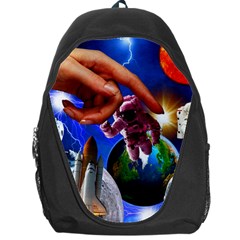 Riding The Storm Out 2 Backpack Bag by impacteesstreetwearcollage