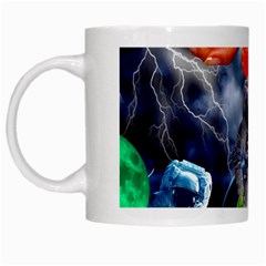 Riding The Storm Out White Mugs by impacteesstreetwearcollage