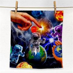 Riding The Storm Out Face Towel by impacteesstreetwearcollage