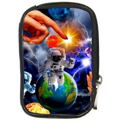 Riding The Storm Out Compact Camera Leather Case by impacteesstreetwearcollage