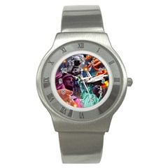 Journey Through Time Nyc Stainless Steel Watch by impacteesstreetwearcollage