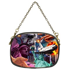 Journey Through Time Nyc Chain Purse (two Sides) by impacteesstreetwearcollage