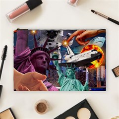 Journey Through Time Nyc Cosmetic Bag (large) by impacteesstreetwearcollage