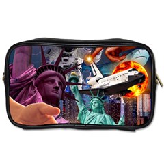 Journey Through Time Nyc Toiletries Bag (one Side) by impacteesstreetwearcollage