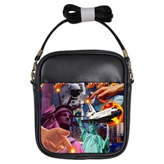 Journey Through Time Nyc Girls Sling Bag by impacteesstreetwearcollage