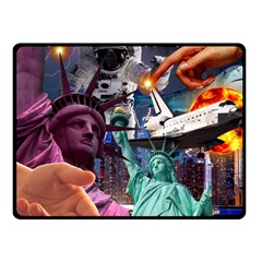 Journey Through Time Nyc Fleece Blanket (small) by impacteesstreetwearcollage