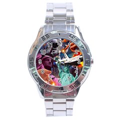 Journey Through Time Nyc Stainless Steel Analogue Watch by impacteesstreetwearcollage