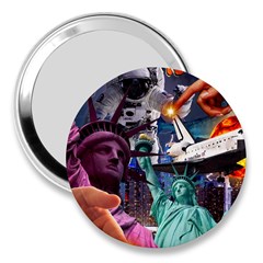 Journey Through Time Nyc 3  Handbag Mirrors by impacteesstreetwearcollage