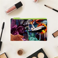 Journey Through Time Nyc Cosmetic Bag (xs) by impacteesstreetwearcollage