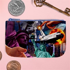 Journey Through Time Nyc Large Coin Purse by impacteesstreetwearcollage