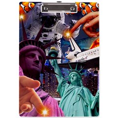 Journey Through Time Nyc A4 Clipboard by impacteesstreetwearcollage