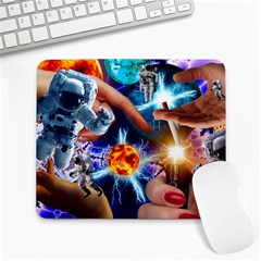 Journey To The Forbidden Zone Large Mousepads by impacteesstreetwearcollage