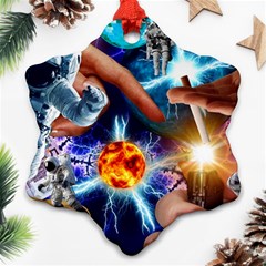 Journey To The Forbidden Zone Ornament (snowflake) by impacteesstreetwearcollage