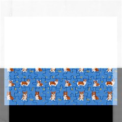 Cute Corgi Dogs Rectangular Jigsaw Puzzl by SychEva