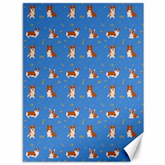 Cute Corgi Dogs Canvas 36  X 48  by SychEva