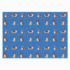 Cute Corgi Dogs Large Glasses Cloth by SychEva