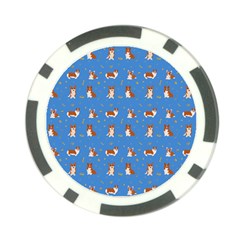 Cute Corgi Dogs Poker Chip Card Guard (10 Pack) by SychEva