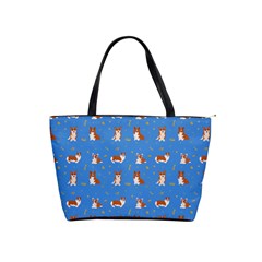 Cute Corgi Dogs Classic Shoulder Handbag by SychEva