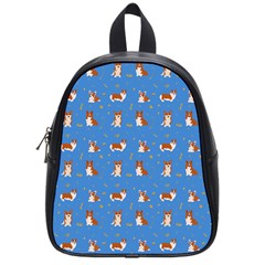 Cute Corgi Dogs School Bag (small) by SychEva