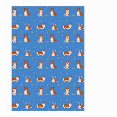 Cute Corgi Dogs Small Garden Flag (two Sides) by SychEva