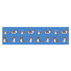 Cute Corgi Dogs Satin Scarf (oblong) by SychEva