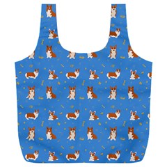 Cute Corgi Dogs Full Print Recycle Bag (xxxl) by SychEva