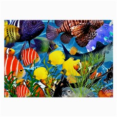 Ocean Deep Cropped Large Glasses Cloth (2 Sides) by impacteesstreetwearcollage