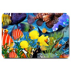 Ocean Deep Cropped Large Doormat  by impacteesstreetwearcollage