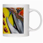 Swimming With The Fishes White Mugs Right