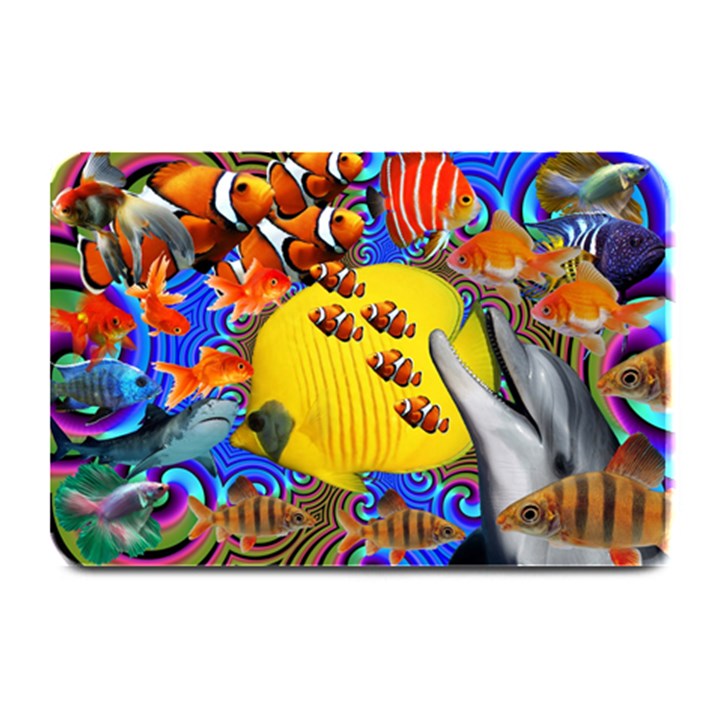 Swimming With The Fishes Plate Mats