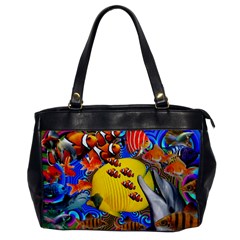 Swimming With The Fishes Oversize Office Handbag by impacteesstreetwearcollage