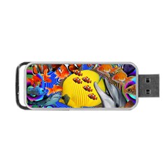 Swimming With The Fishes Portable Usb Flash (one Side) by impacteesstreetwearcollage