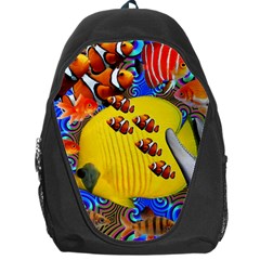 Swimming With The Fishes Backpack Bag by impacteesstreetwearcollage