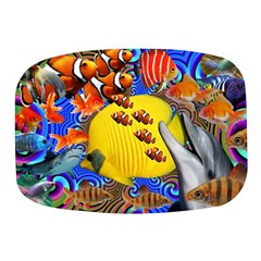 Swimming With The Fishes Mini Square Pill Box