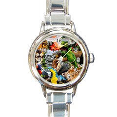 Amazonia Round Italian Charm Watch by impacteesstreetwearcollage