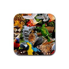 Amazonia Rubber Coaster (square)  by impacteesstreetwearcollage