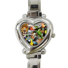 Amazonia Heart Italian Charm Watch by impacteesstreetwearcollage